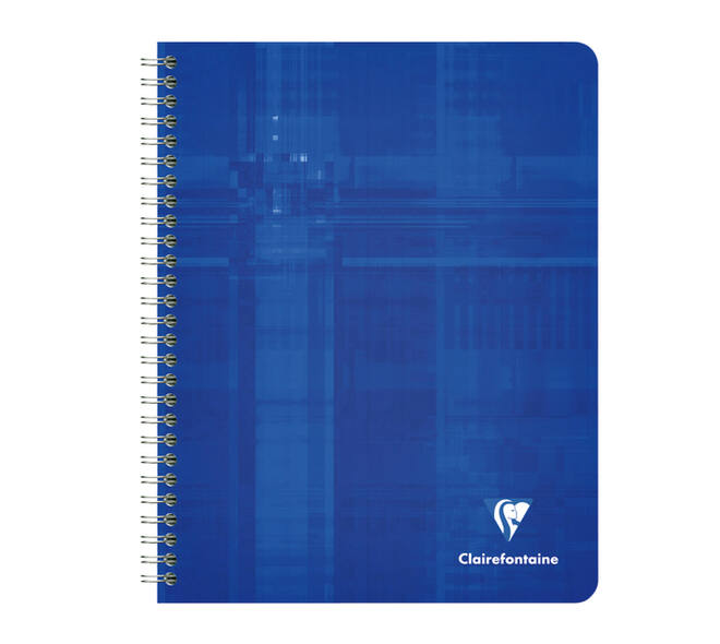 Schrift Clairefontaine A5+ ruit 5x5mm 120 pagina's 90gr assorti