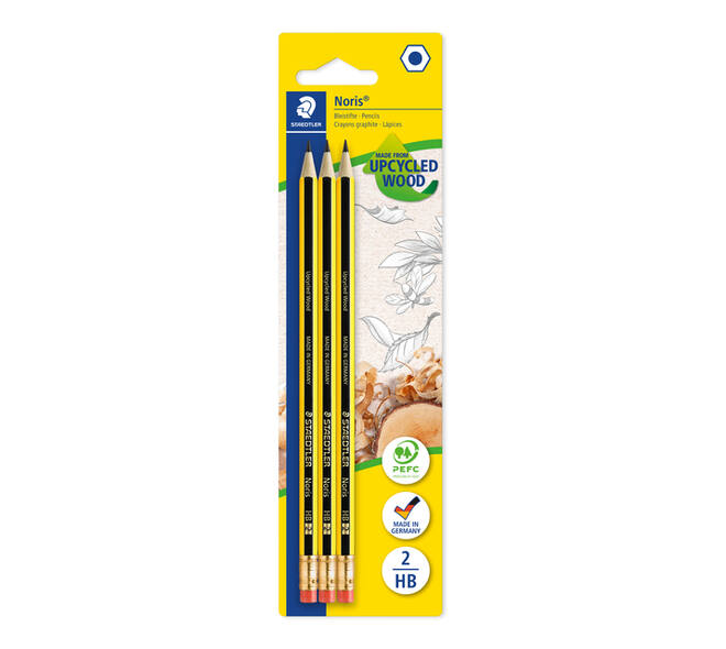 Potlood Staedtler Noris HB blister à 3 stuks