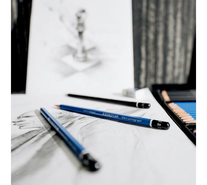 Potlodenset Staedtler Design Journey gratis gum en puntenslijper 6st