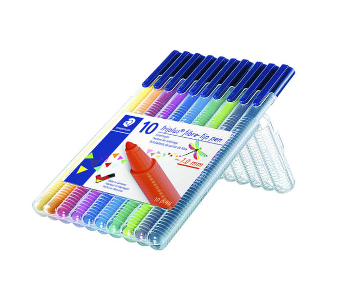 Kleurstift Staedtler 323 Triplus color à 10 stuks assorti