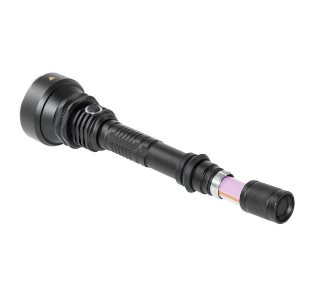 Zaklamp MAUL Helios LED 23cm accu lichtbereik 300m 10W