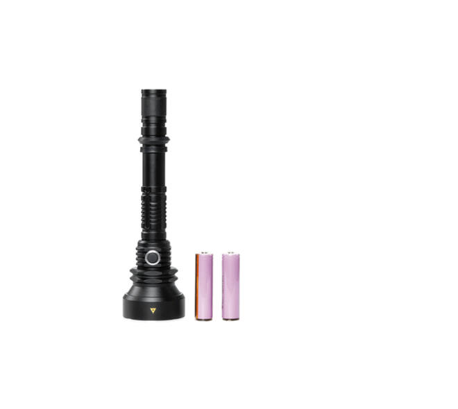 Zaklamp MAUL Helios LED 23cm accu lichtbereik 300m 10W