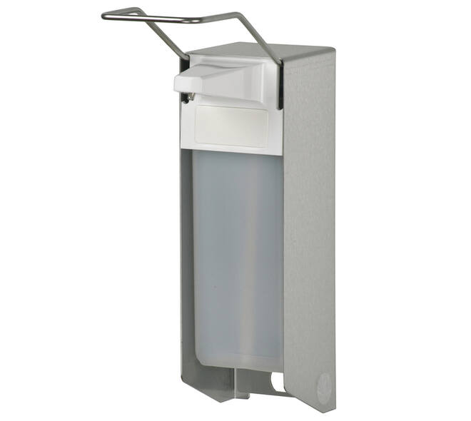 Zeepdispenser Ingo-man Classic lange beugel 1000ml zilver 1005100