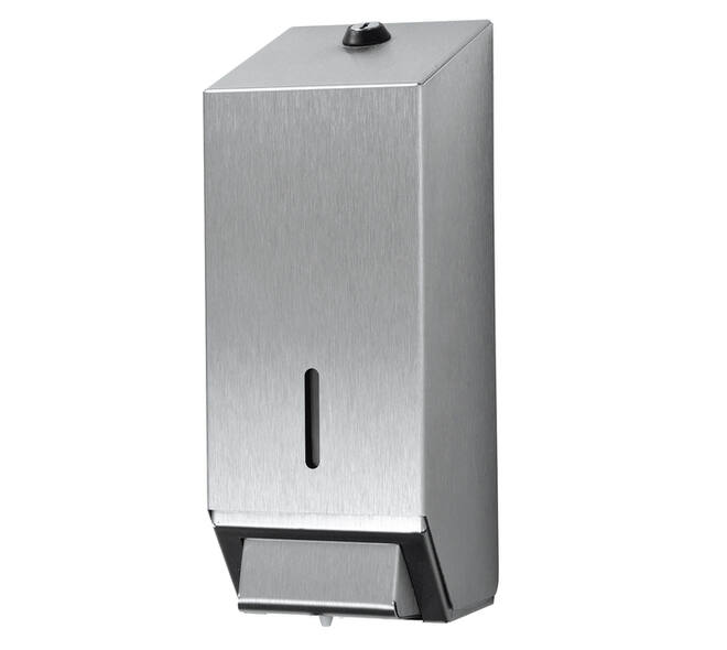 Zeepdispenser Euro Products navulbaar 1000ml zilver 438290