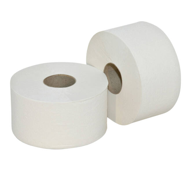 Toiletpapier Euro Products Q5 jumbo klein recycled 2-laags 180m wit 240218
