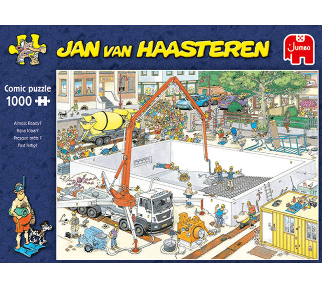 Puzzel Jan van Haasteren Bijna klaar? 1000 stukjes