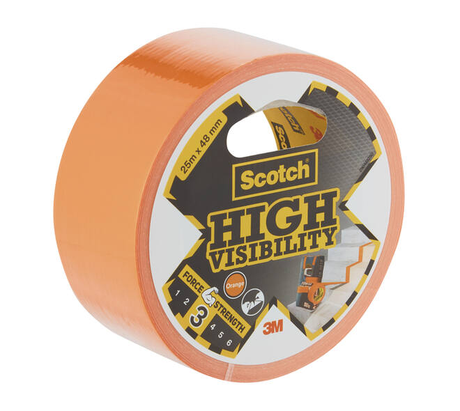 Plakband Scotch high visibility 48mmx25m oranje