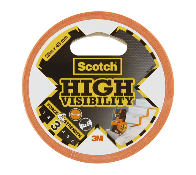 Plakband Scotch high visibility 48mmx25m oranje