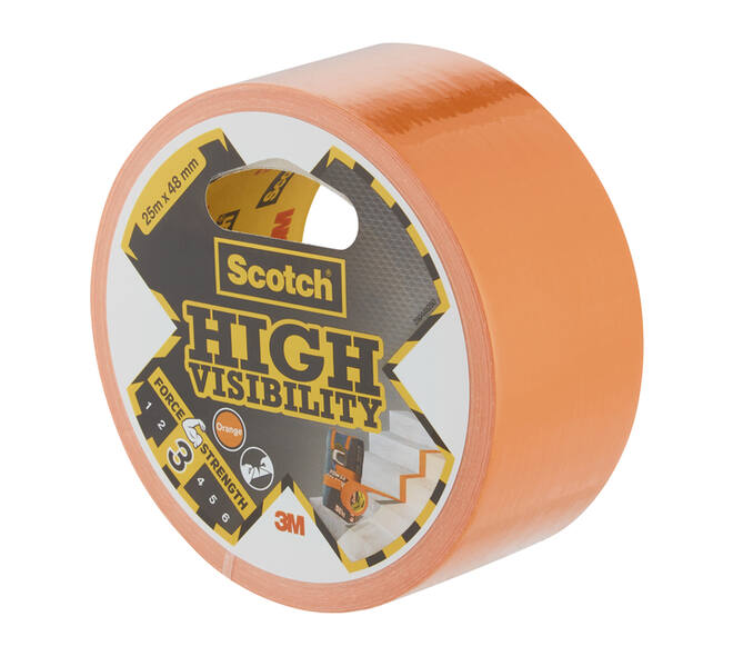 Plakband Scotch high visibility 48mmx25m oranje