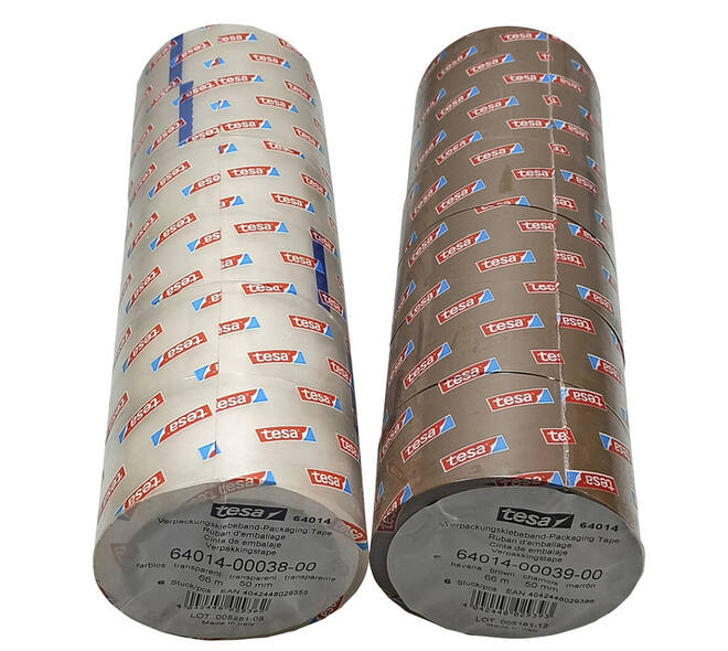 Verpakkingstape Tesa 50mmx66m PP transparant