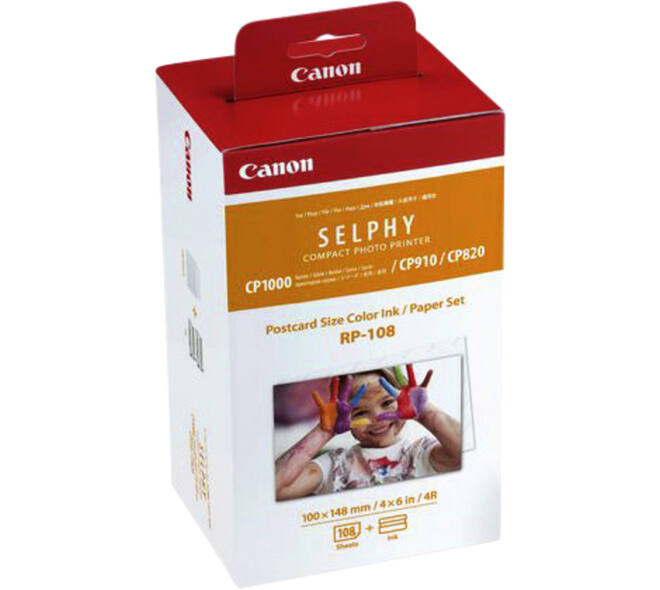 Fotopapier Canon RP-108 10x15cm + inktcartridge 108vel