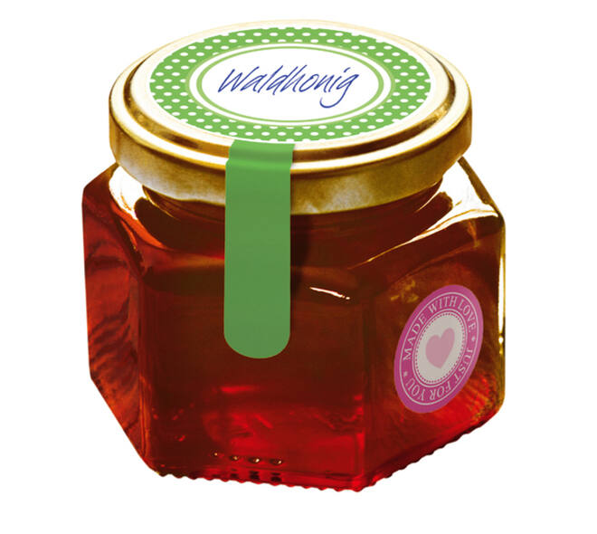 Etiket HERMA 15446 keuken new look rood