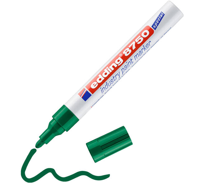 Paintmarker edding 8750 industrie  2-4mm groen