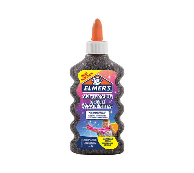 Kinderlijm Elmer's glitter zwart