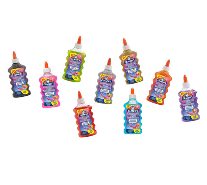Kinderlijm Elmer's glitter zwart