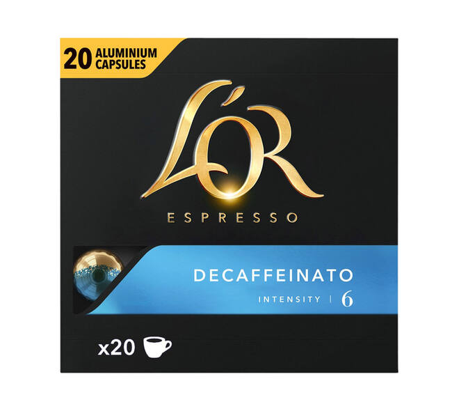 Koffiecups L'Or espresso Decaffeinato 20 stuks