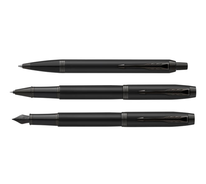 Rollerpen Parker IM Achromatic matt black fijn