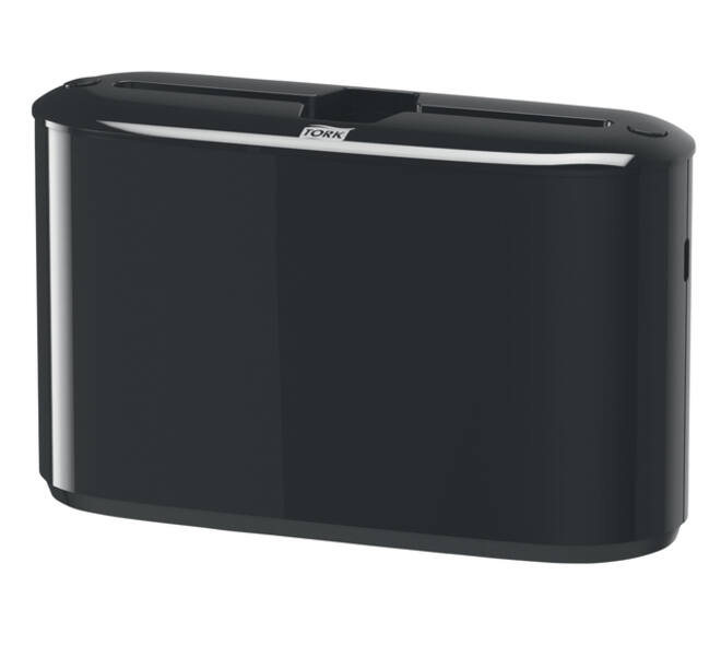 Handdoekdispenser Tork H2 Elevation Xpress countertop zwart 552208