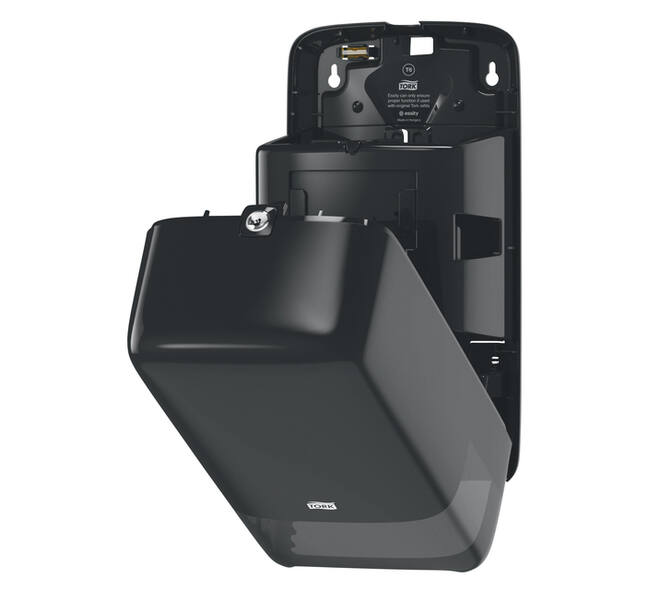 Toiletpapierdispenser Tork T6 Elevation medium duo zwart 557508