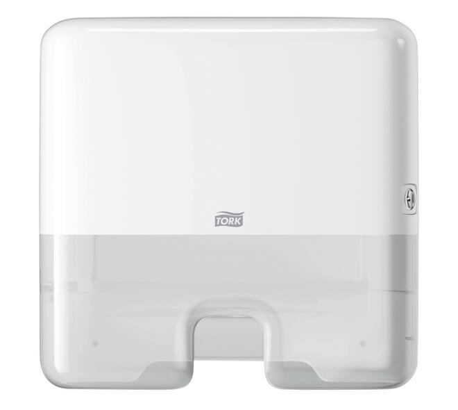 Handdoekdispenser Tork H2 Elevation Xpress klein wit 552100