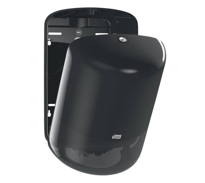 Poetspapierdispenser Tork M2 Elevation zwart 559008