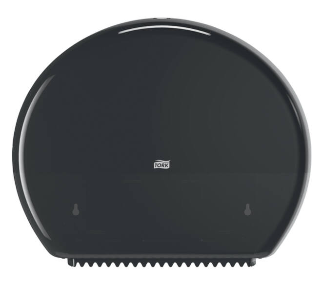 Toiletpapierdispenser Tork T1 Elevation jumbo zwart 554008