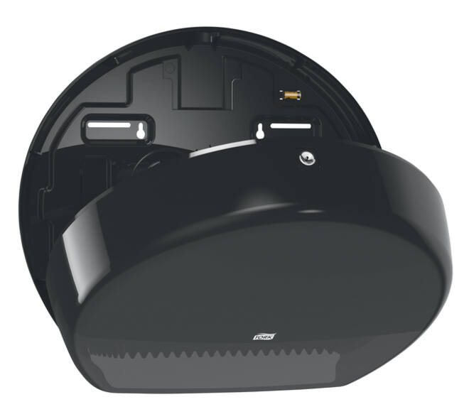 Toiletpapierdispenser Tork T1 Elevation jumbo zwart 554008