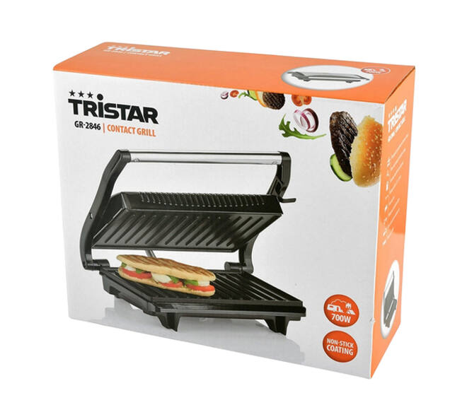 Tosti grillplaat Tristar GR-2650 zwart