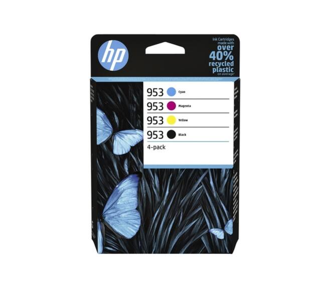 Inktcartridge HP 6ZC69AE 953 zwart + 3 kleuren
