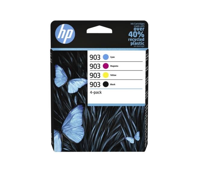 Inktcartridge HP 6ZC73AE 903 zwart + 3 kleuren