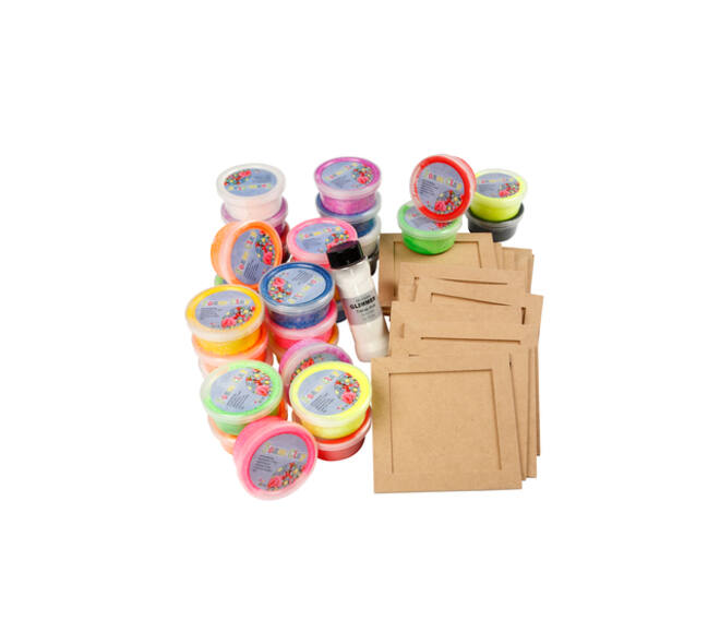 Klei Foam Clay basic 10 x 35gr 10 kleuren