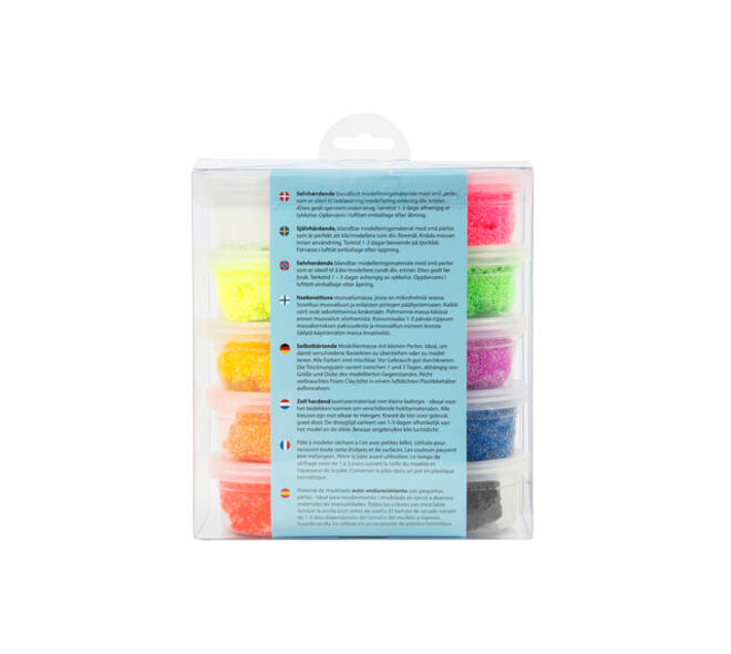 Klei Foam Clay basic 10 x 35gr 10 kleuren