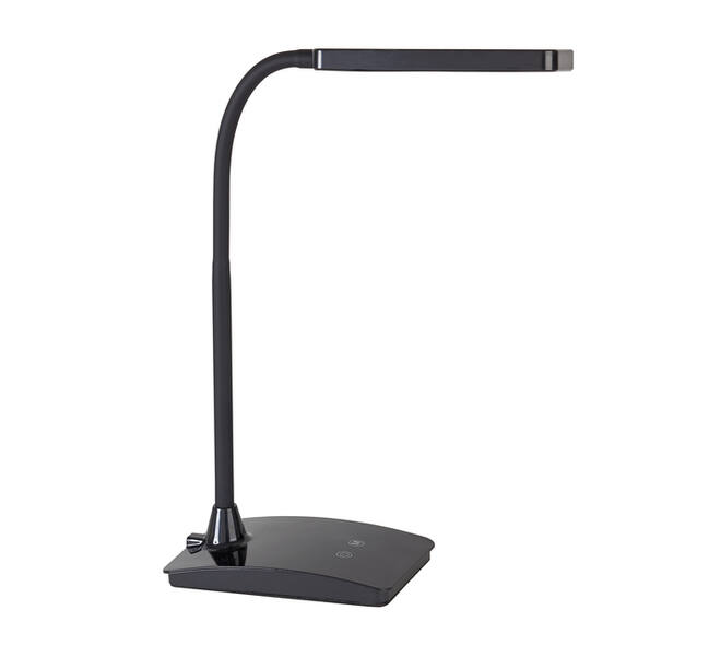 Bureaulamp MAUL Pearly LED voet dimbaar colour vario zwart