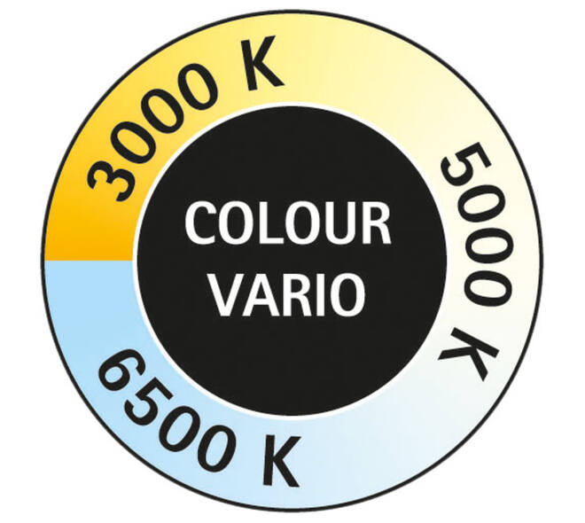 Bureaulamp MAUL Pearly LED voet dimbaar colour vario zwart
