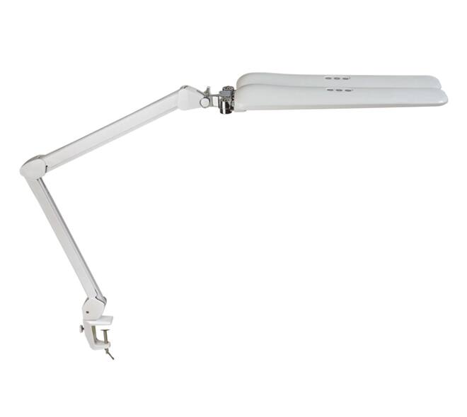 Werkpleklamp MAUL Craft duo LED tafelklem dimbaar wit
