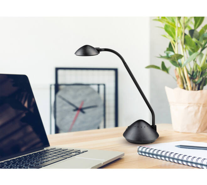 Bureaulamp MAUL Arc LED zwart