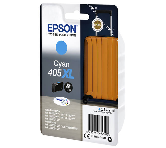 Inktcartridge Epson 405XL T05H24 blauw