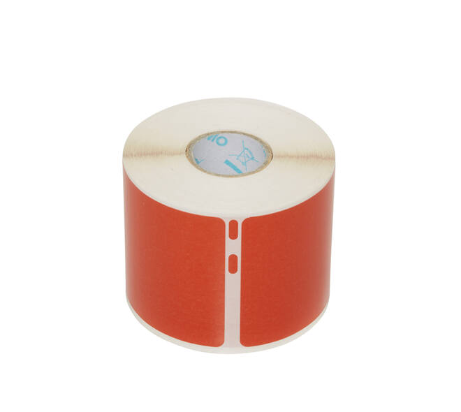 Etiket Dymo LabelWriter naamkaart 54x101mm 1 rol á 220 stuks rood