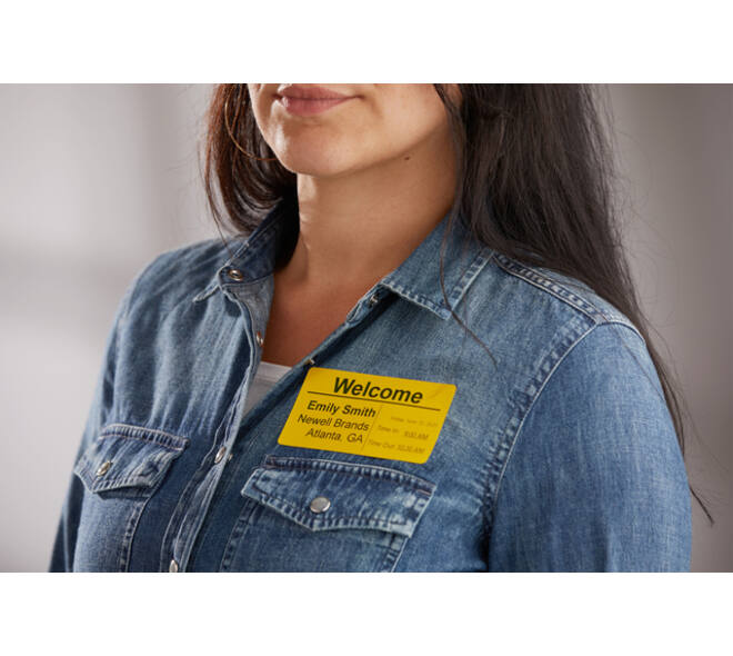 Etiket Dymo LabelWriter naamkaart 54x101mm 1 rol á 220 stuks geel