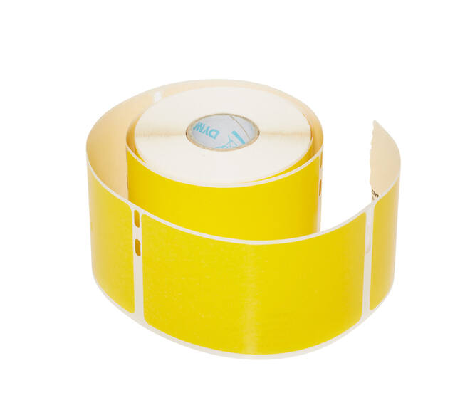 Etiket Dymo LabelWriter naamkaart 54x101mm 1 rol á 220 stuks geel