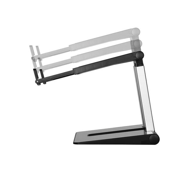 Laptopstandaard Neomounts NSLS200 opvouwbaar zwart zilver