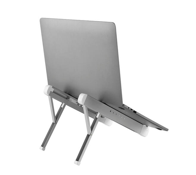 Laptopstandaard Neomounts NSLS010 opvouwbaar zilver