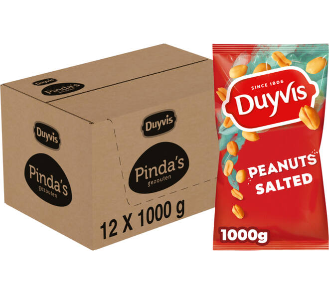 Pinda Duyvis gezouten zak1000 gram