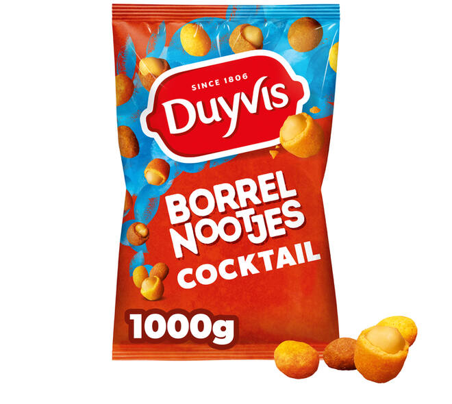 Borrelnootjes Duyvis cocktail zak 1000 gram