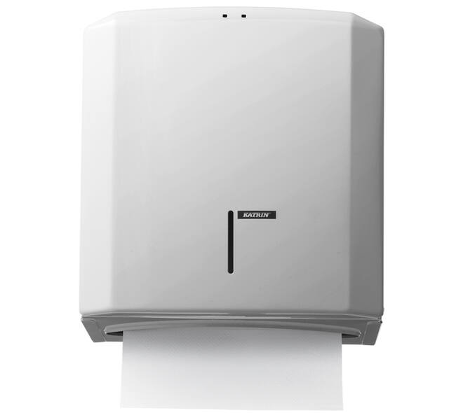 Handdoekdispenser Katrin medium wit 988113