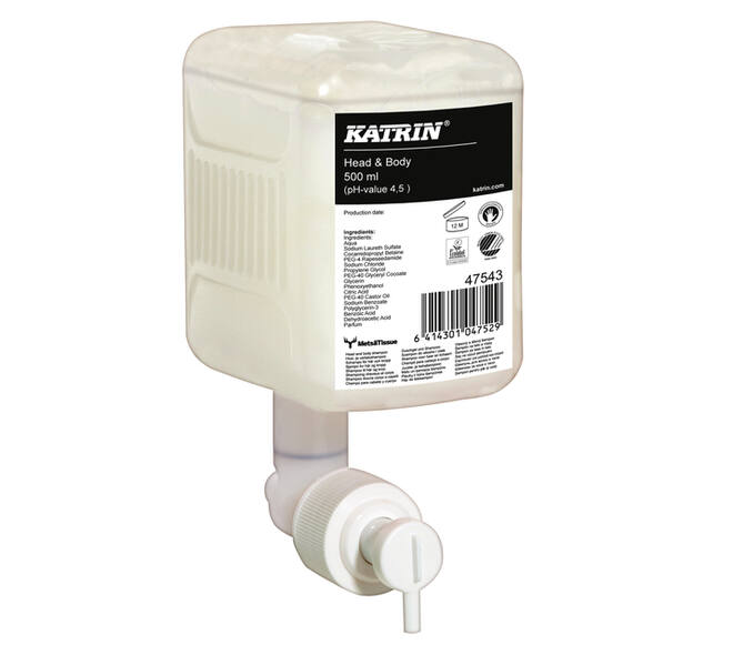Handzeep Katrin Head & Body vloeibaar 500ml 47543