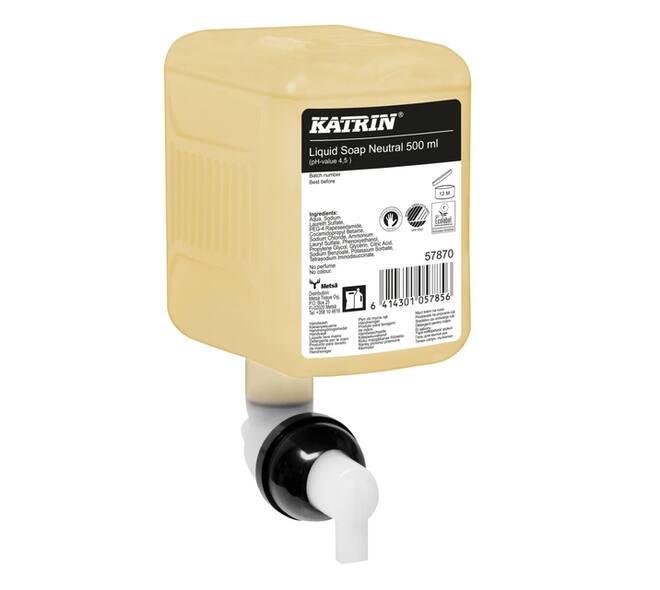 Handzeep Katrin Neutral vloeibaar 500ml 57870