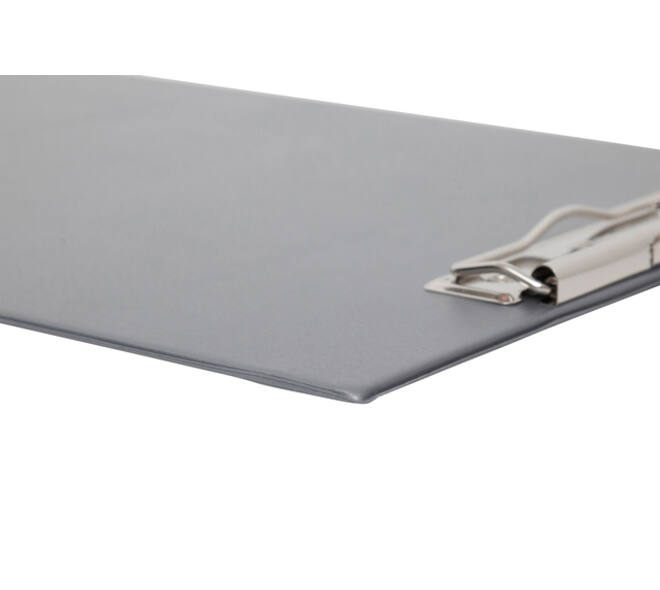 Klembord MAUL A4 staand PVC zilvergrijs