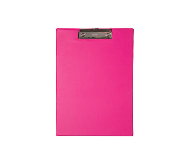 Klembord MAUL A4 staand PVC neon roze