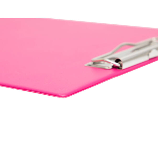 Klembord MAUL A4 staand PVC neon roze